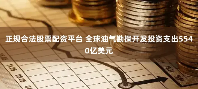 正规合法股票配资平台 全球油气勘探开发投资支出5540亿美元