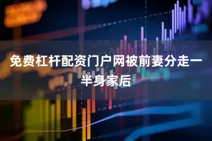 免费杠杆配资门户网被前妻分走一半身家后